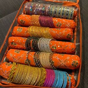 Entire set of Indian bangles
